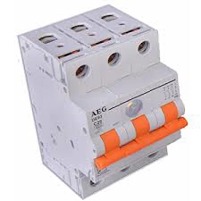 کلید مینیاتوری (فیوز)سه پل c16 (سه فاز) برندAEG